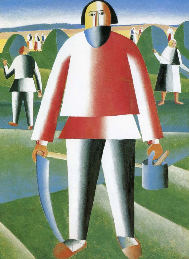 Kasimir Malevich In the grass field